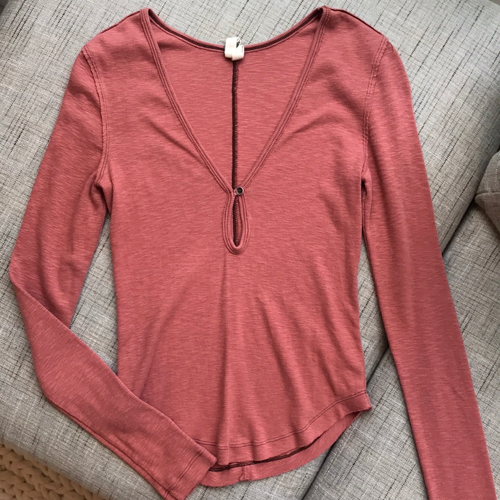 Free People keyhole top
